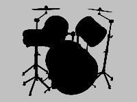 Schlagzeug Symbol